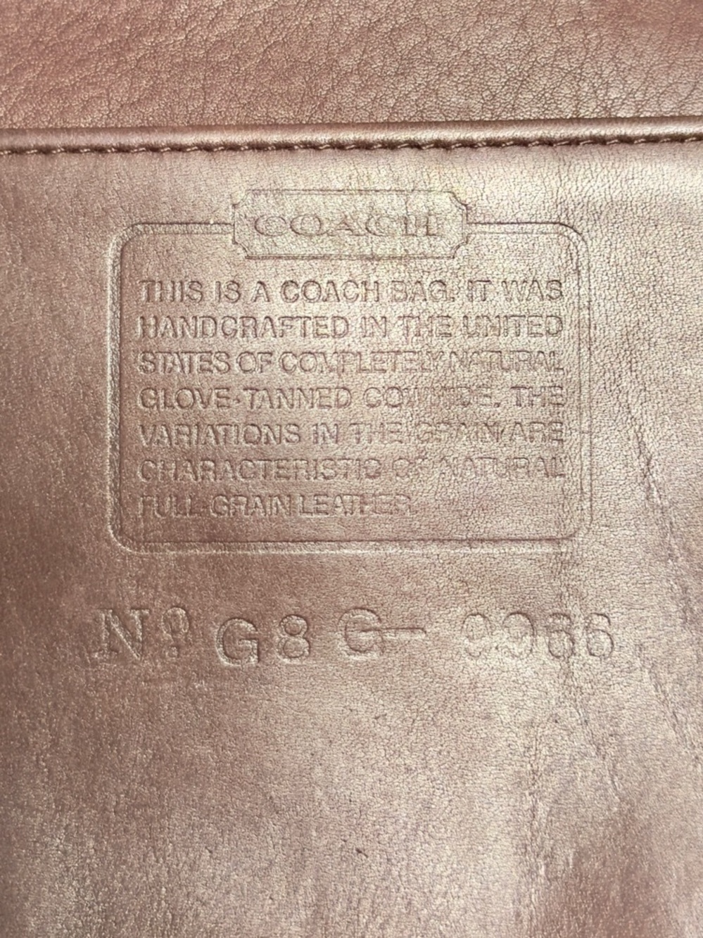 Vintage Coach Legacy Zip 9966 - Picture 11 of 14